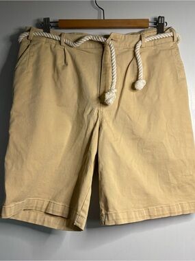 Pilcro Sz 27 Chino Cotton Twill Shorts Stretch Pockets Preppy Coastal Neutral